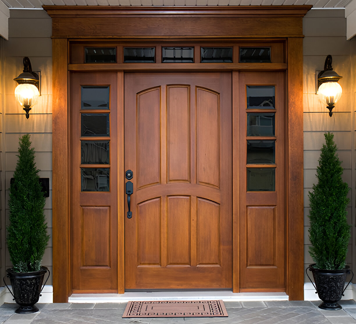 wooden doors